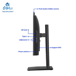 Soporte ajustable de altura <span class=keywords><strong>PC</strong></span> todo en uno táctil de 23,8 "y cámara oculta I5 I7 Win10 <span class=keywords><strong>para</strong></span> aula inteligente - Product Image 6