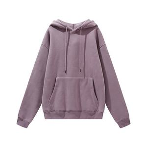 Vente en gros Sweats à capuche pour hommes Streetwear unisexe Sweatshirts à capuche personnalisés Logo de broderie Sweats à capuche pour hommes vierges - Product Image 3