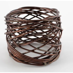 Nuevo juego moderno de 4 servilleteros para decoración de Hotel en casa servilletero malla de bronce servilleteros hechos a mano organizador de pañuelos para la mejor venta - Product Image 3