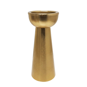 Support de bougie en fer de décoration de Table, laiton mat, couleur or, porte-bougie de Style moderne et porte-bougie - Product Image 3