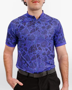 เสื้อโปโลแขนสั้นผู้ชายคุณภาพสูงแบบกำหนดเอง พร้อมการพิมพ์แบบระเหิด  เสื้อยืดแฟชั่นธุรกิจฤดูร้อน  พร้อม MOQ ต่ำ - Product Image 1