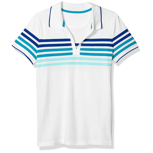 Polos de mujer personalizados de alta calidad, ropa de golf informal de verano, logotipo bordado, manga corta, ropa activa cómoda - Product Image 1