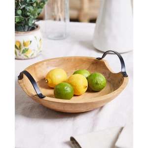 Modern Vintage Acacia Wood Handmade Eco-Friendly Serving Bowls for Fruits Dessert Display Table Accessories Centerpiece - Product Image 6