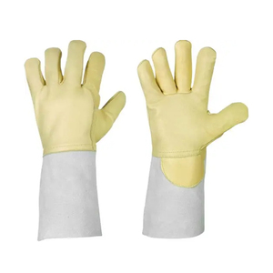 Guantes de soldadura de cuero vegano respetuosos con el medio ambiente para guantes de cuero sostenibles con comodidad superligera y velocidad para hombres - Product Image 1
