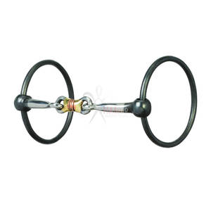 Bocado de Acero Inoxidable Negro de Alta Calidad para Caballos, Bozal de 5 Pulgadas, Bocado de Equitación Duradero para Entrenamiento Ecuestre HASHIR - Product Image 1