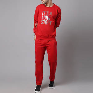 Conjunto Deportivo Premium de Alta Calidad 100% Algodón para Hombre, Tallas Grandes, Transpirable, Ligero, Traje Deportivo Sólido para Correr - Product Image 1