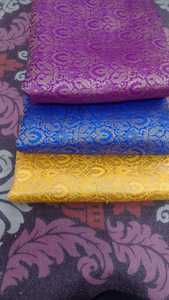 Tissu de brocart Jacquard doux pour robes traditionnelles indiennes tenues de mariage ameublement et approvisionnement en textiles en vrac - Product Image 4
