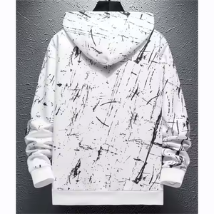 <b>Thermal</b> <b>Hoodie</b> Unisex 2-Piece Zip Cotton <b>Hoodie</b> Custom Pattern Polyester Streetwear Windbreaker - Product Image 2