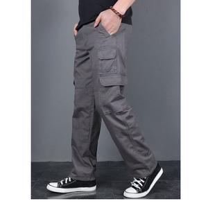 Nouveauté Pantalon cargo décontracté pour homme à plusieurs poches Pantalon ample à jambe droite Pantalon de plein air Pantalon de fitness Fournisseur de BD - Product Image 4