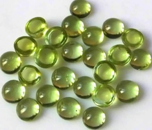 Péridot naturel hallucinant Pierre précieuse ronde à facettes Péridot ronde à facettes Pierre précieuse en vrac péridot à facettes en vrac - Product Image 1