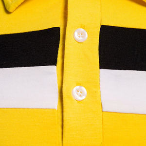 2024 nouveauté haute qualité respirant hommes pour polos col rabattu maillot en motif solide grande taille prix bon marché - Product Image 4