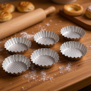 Juego de 6 Moldes para Repostería de Acero Inoxidable Pedrini (9.5x2cm), Herramientas para Hornear y Repostería, Modelo 0113-8 - Product Image 3