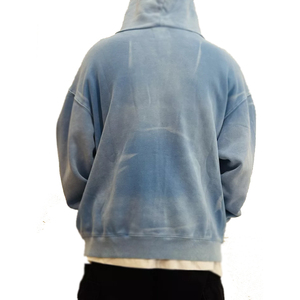 100% coton polaire fermeture éclair Style hommes vêtements d'hiver sweats à capuche meilleur matériel hiver saison porter des sweats à capuche pour hommes - Product Image 5