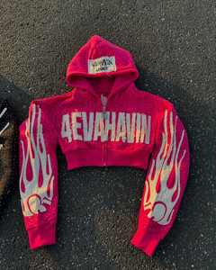 Sweats à capuche design fabricants sweat-shirt vintage en détresse soleil délavé hommes broderie Patch fermeture éclair lavage à l'acide sweat à capuche appliqué pour hommes - Product Image 5