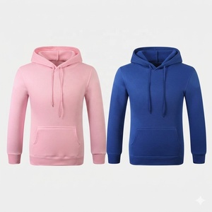 เสื้อฮู้ดผ้าฝ้ายฟลีซแบบเรียบ 400GSM แบบสั่งทำพิเศษ ขนาดและสีตามสั่ง พร้อมจับคู่สีตามรหัส Pantone - Product Image 4