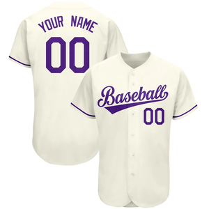 Venta Caliente, Camisetas de Béisbol Personalizadas al por Mayor de Alta Calidad, Últimos Modelos, Camisetas de Béisbol Hechas a Medida para Hombre, Bordado OEM, 100% Poliéster - Product Image 1