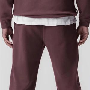 Sweatpants 100% Cotton Sweatpants <b>Jogger</b> Custom Logo Sweatpants New Style <b>Baggy</b> Straight Pants for Men - Product Image 6