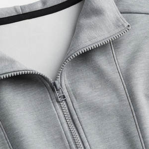 Vente en gros Sweats à capuche à séchage rapide pour hommes quantité minimale de commande bas Tissu léger et confortable Sweat-shirt à demi-fermeture éclair - Product Image 6