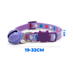 Collare di Lusso Elegante per Gatti con Design Staccabile, Accessorio in Poliestere Stile Western con Campanello Unico in Plastica per Gatti e Cani - Product Image 5