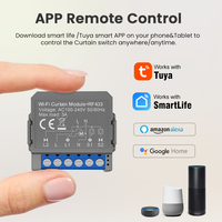 Module d'interrupteur de rideau intelligent UEMON avec Wifi Zigbee & RF433, commande vocale et par application pour hôtels et garages