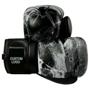 Guantes de Boxeo MMA de Diseño Moderno 2026, Logotipo Personalizado, Alta Calidad, Cuero Vacuno Transpirable, con Cordones, para Deportes al Aire Libre - Product Image 1