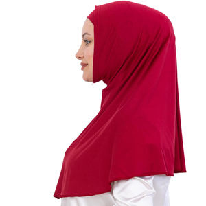 Hijab en polyester de haute qualité, écologique, durable, respirant, léger, à séchage rapide, écharpe musulmane pour femmes modestes - Product Image 4