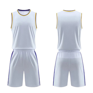 Kits d'uniformes de basket-ball de Performance légère professionnelle maillots d'équipe personnalisés ensemble de shorts pour garçons techniques imprimées d'été - Product Image 3