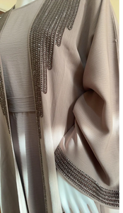 Robe de cocktail d'été élégante pour dames robe de soirée modeste et pleine longueur perles de broderie à paillettes en cristal perles antistatiques pour - Product Image 2