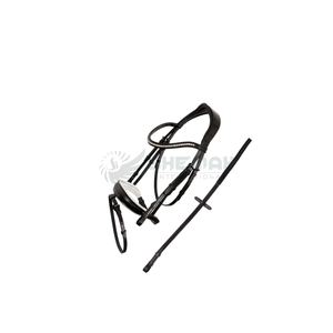 Bridon de cheval conçu pour le confort, la fonctionnalité et les performances en extérieur lors de toutes les disciplines équestres. Style selle anglaise élégant et robuste. - Product Image 3