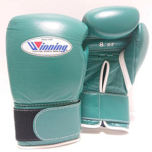 High Quality Affordable Winning Green <b>Velcro</b> Boxing Training Gloves in Customised Size Color and Design for Boxing Competition - Product Image 1