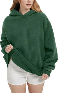 Sudadera con Capucha Personalizada con Bordado Frontal, Gruesa, Extra Grande, Lisa, Lavada, de Felpa Vintage, de Algodón Ecológico y Transpirable, en Venta - Product Image 5