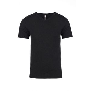 T-shirt à manches courtes pour hommes T-shirt à col en V pour hommes Vert olive Next Level 6240 Premium CVC T-shirt à col en V - Product Image 5