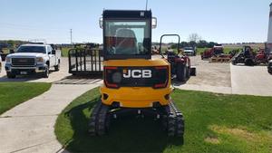 Mini pelle JCB 35Z-1 zéro arrière 24 godets avec attelage rapide mécanique Cabine fermée avec tête et radio AC Bluetooth - Product Image 5