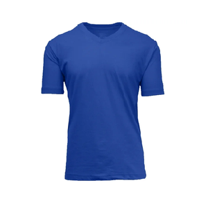 Camisetas de Verano de Color Sólido para Hombre, Camisetas de Cuello en V de Color Sólido a la Moda, Diseño Personalizado, Camisetas Casuales de Manga Corta para Hombre - Product Image 3
