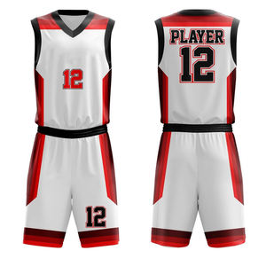 Ensembles d'uniformes de basket-ball unisexe personnalisés grande taille entraînement respirant 100% polyester antibactérien à séchage rapide fabriqué au Pakistan - Product Image 3