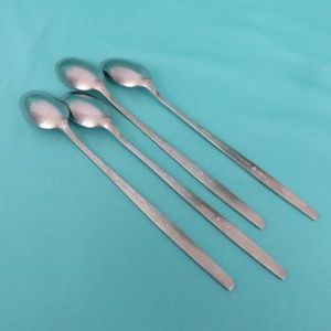 Ensemble de cuillères de couverts royaux en acier inoxydable avec finition grise élégante couverts parfaits ustensiles de cuisine de table et service à dessert - Product Image 5