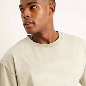 Quá khổ người đàn ông của T-Shirts tùy chỉnh thiết kế <span class=keywords><strong>Top</strong></span> <span class=keywords><strong>notch</strong></span> chất lượng cộng với kích thước 100% cotton dệt kim Jersey trống TEE OEM - Product Image 5