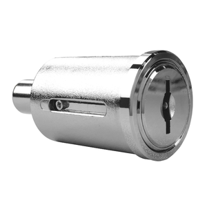 Cylindre de serrure Secure Pagoda Key System en laiton avec finition chromée zinguée et 2 clés - Product Image 2