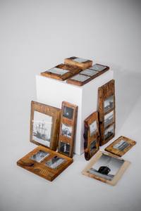 Marco de Fotos de Madera Rústico Costero Moderno, Hecho a Mano, Minimalista, Decorativo, para Mesa o Pared, para Sala de Estar o Dormitorio - Product Image 3