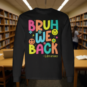 Camiseta de manga larga estilo retro con estampado gráfico para eventos temáticos educativos, ropa promocional - Product Image 3