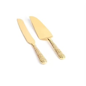 ชุดมีดทองเหลืองทำมือสำหรับเสิร์ฟในร้านอาหารโรงแรมทำจากทอง - Product Image 2