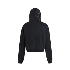 Sudadera con Capucha Personalizada para Hombre, Tejido Grueso con Pedrería, Alta Calidad, 330 g/m², Hombros Caídos, Cierre Completo, 100% Algodón, Felpa Francesa, Otoño - Product Image 4