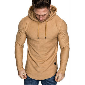 Sudadera con capucha personalizada para hombre, prenda deportiva masculina con estampado de logotipo OEM, ropa para parte superior masculina - Product Image 4