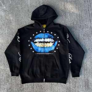 Sudadera con Capucha Informal, Deslavada al Sol, Bordada, 100% Algodón, Forrada, Otoñal, Moda Urbana, Logotipo Personalizado, Resistente al Viento, Ecológica - Product Image 1