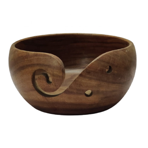 Bol décoratif en bois de manguier naturel de haute qualité, fait main, de luxe, rond, vintage, multi-usages, finition brune, personnalisé - Product Image 5