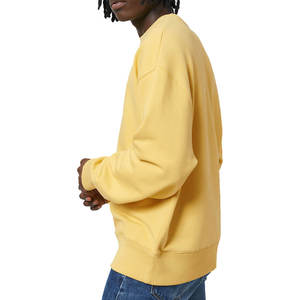 MANGO YELLOW PERSPECTIVE SUDADERA DE MEZCLA DE ALGODÓN/Sudadera polar amarilla mostaza para mujer - Product Image 6