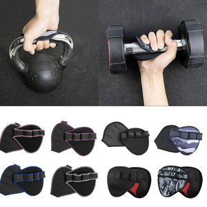 Empuñadura de levantamiento de pesas con logotipo personalizado Empuñaduras de mano personalizadas para seguridad Protectores de Palma personalizados Almohadillas de agarre de levantamiento de pesas - Product Image 4
