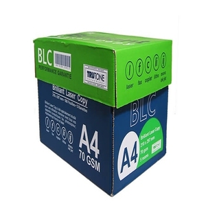 กระดาษถ่ายเอกสารเลเซอร์คุณภาพพรีเมียม บริลเลียนท์ เลเซอร์ A4 80 แกรม สีขาว BLC 75/70 แกรม - Product Image 1