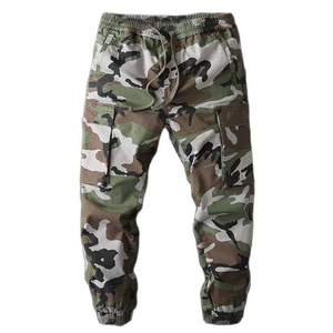 Pantalones Cargo rectos de moda Pantalones casuales Mejor calidad Unisex Frente plano Verano Cintura media 100% Algodón Ligero - Product Image 2
