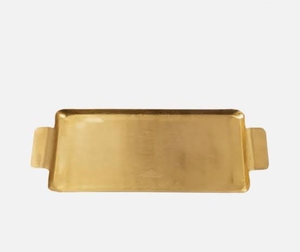 Vente de quantité de plateau de service alimentaire en métal pour mariage vaisselle pour la maison service décoratif fait à la main en métal massif - Product Image 4